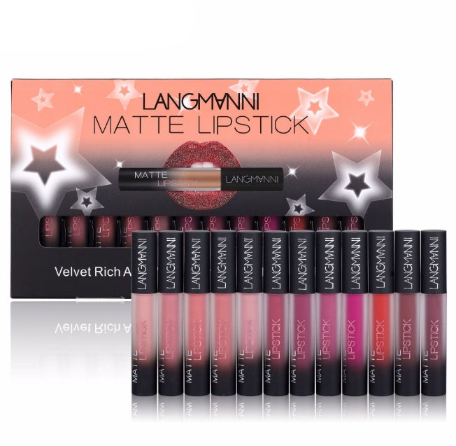 Samtmattes Lippenstiftset