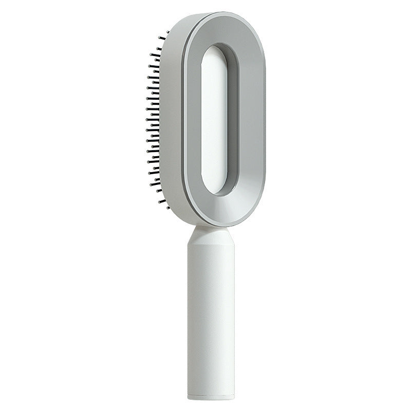 One-Click Clean Hair Brush Anti-Static & Gentle on Scalp - Massage Comb for Healthy Hair Growth