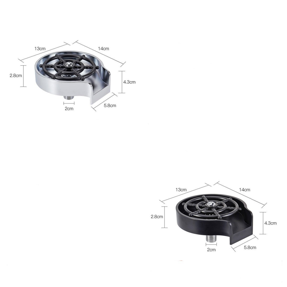 Automatic High-Pressure Cup Washer for Bar Counters