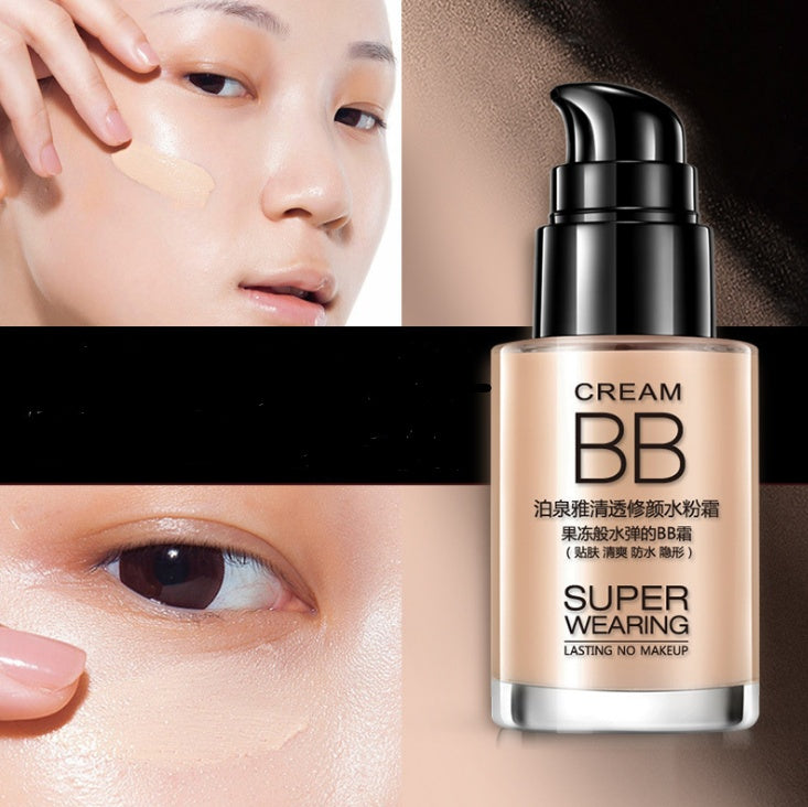 Crema BB de maquillaje nude hidratante