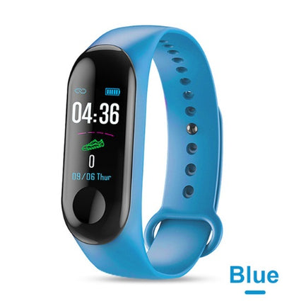 Smart Bracelet M3: Heart Rate, Blood Pressure, and Activity Tracker