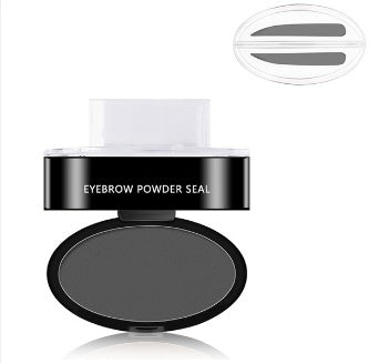 Waterproof Eyebrow Powder Stamp Stencil Kit