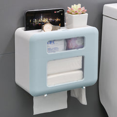 Space-Saving Toilet Paper Holder | Wall Mounted Bathroom Organizer