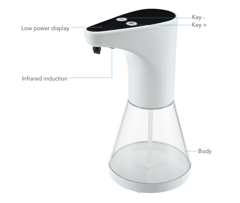 Touchless Automatic Soap Dispenser - 520ml Refillable Capacity