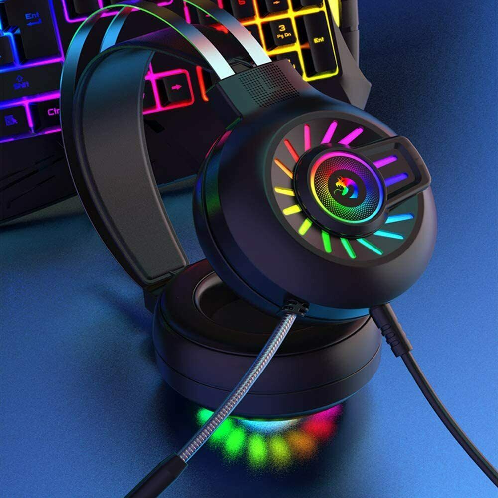 3,5-mm-Gaming-Headset mit Mikrofon für PC, PS4, Nintendo