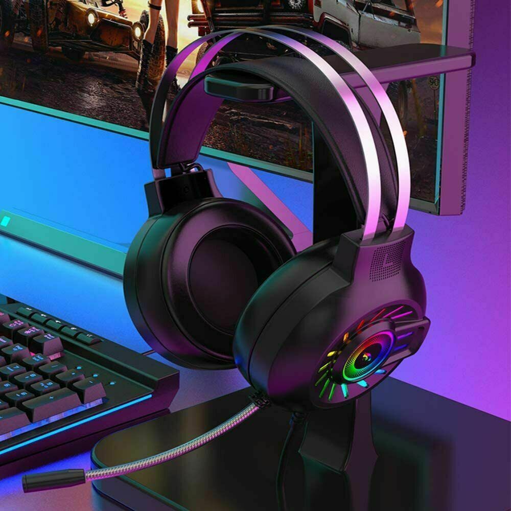 3,5-mm-Gaming-Headset mit Mikrofon für PC, PS4, Nintendo