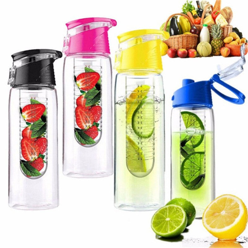 Fruit infused water bottle