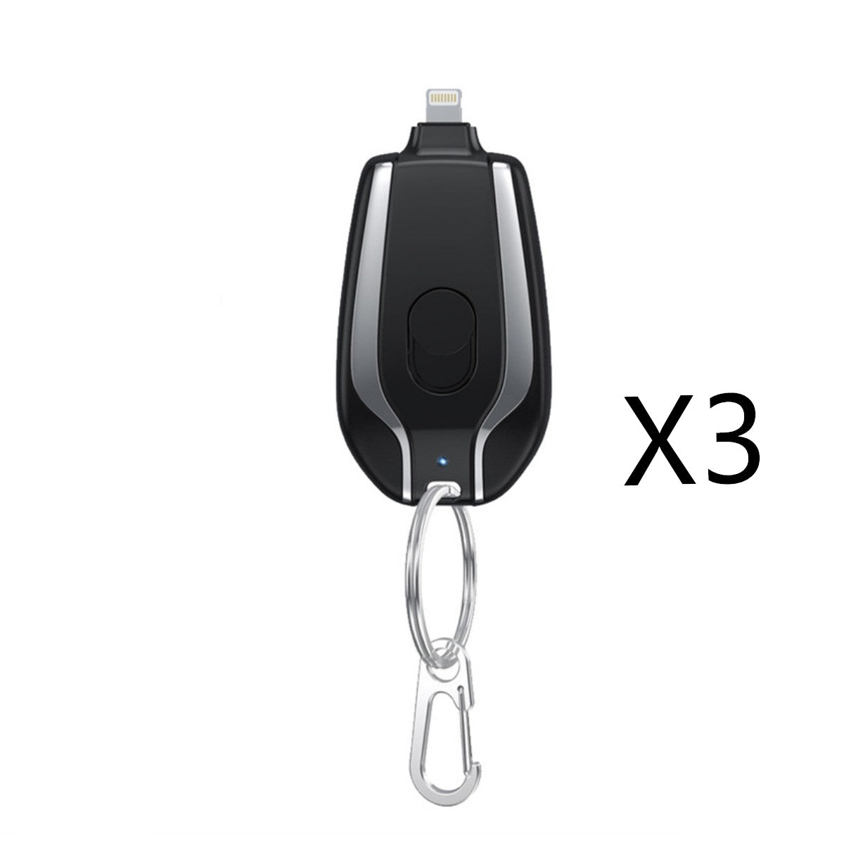 1500mAh Mini Emergency Keychain Charger With Type-C