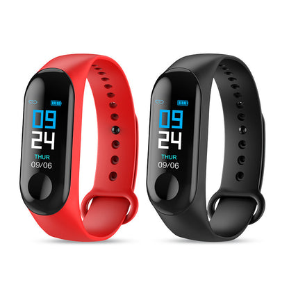 Smart Bracelet M3: Heart Rate, Blood Pressure, and Activity Tracker