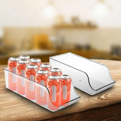 Refrigerator Organizer Beverage Transparent Holder For Fridge Freezer Kitchen Storage Container Cabinets