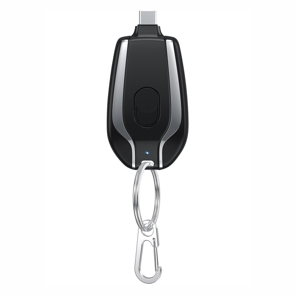 1500mAh Mini Emergency Keychain Charger With Type-C