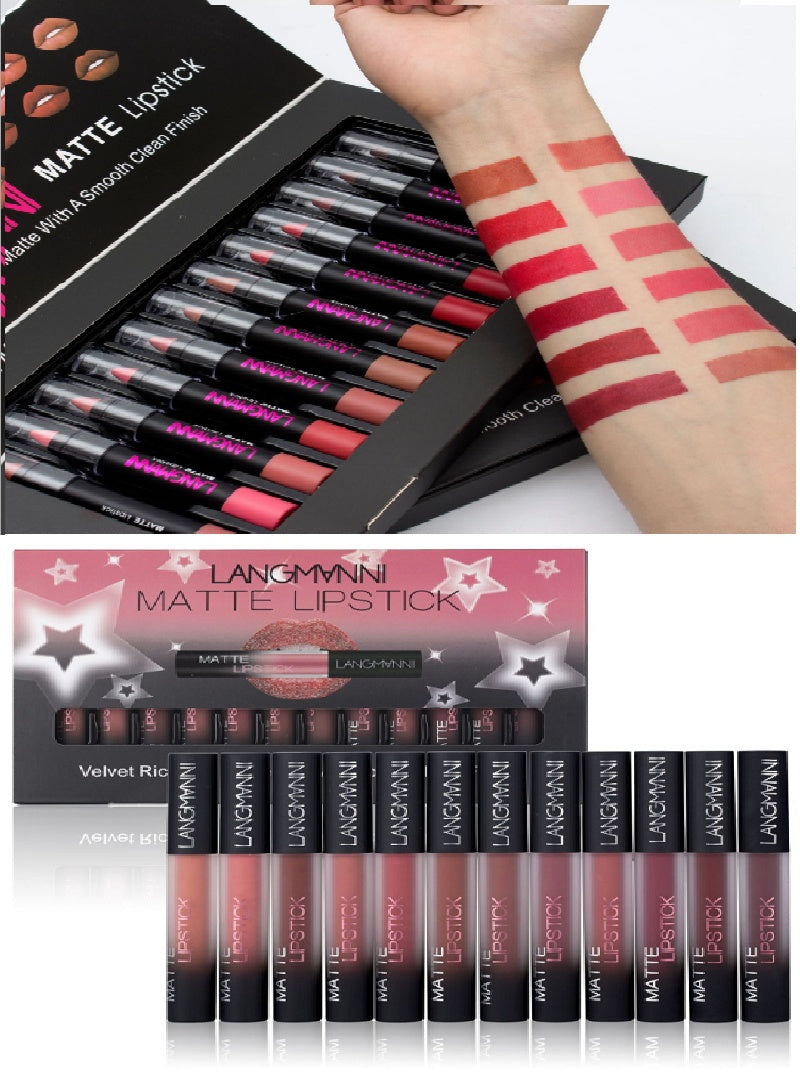 Samtmattes Lippenstiftset