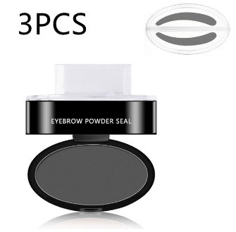 Waterproof Eyebrow Powder Stamp Stencil Kit