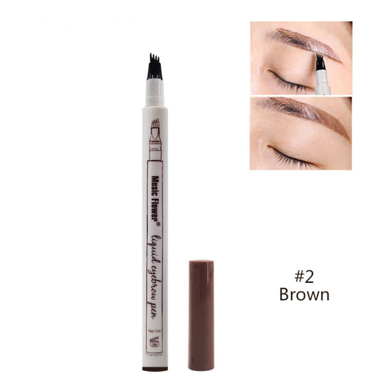 Waterproof Four-Tip Eyebrow Pen