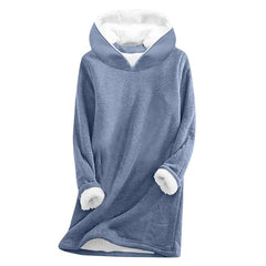 Long Sleeve Casual Thickening Fleece Sweatshirt,blanket hoodie