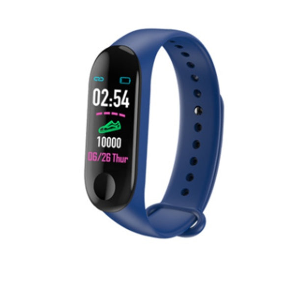 Smart Bracelet M3: Heart Rate, Blood Pressure, and Activity Tracker