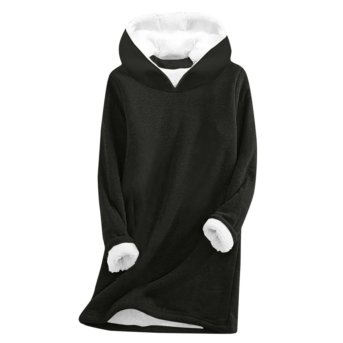 Long Sleeve Casual Thickening Fleece Sweatshirt,blanket hoodie