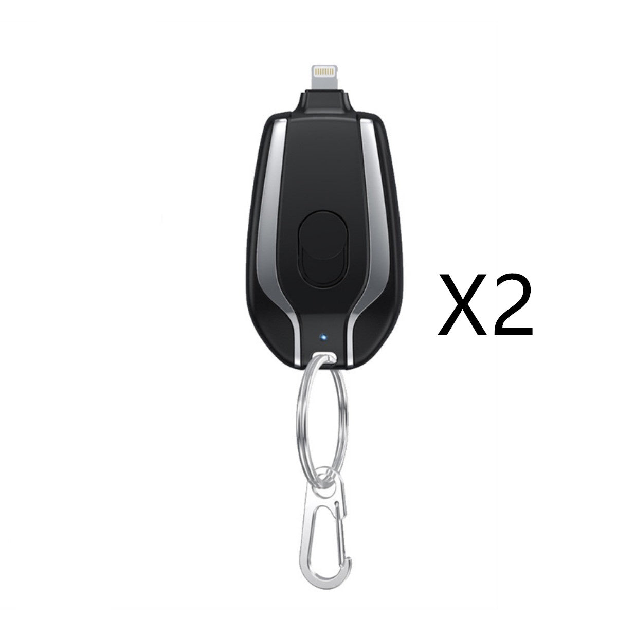 1500mAh Mini Emergency Keychain Charger With Type-C