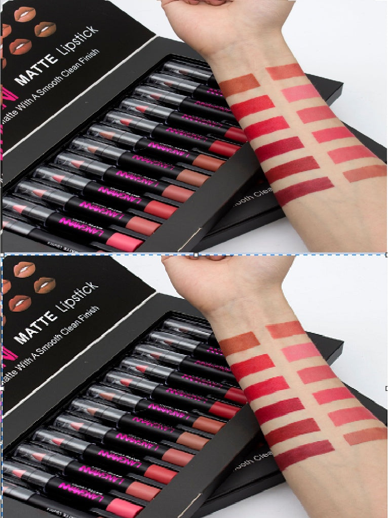 Samtmattes Lippenstiftset