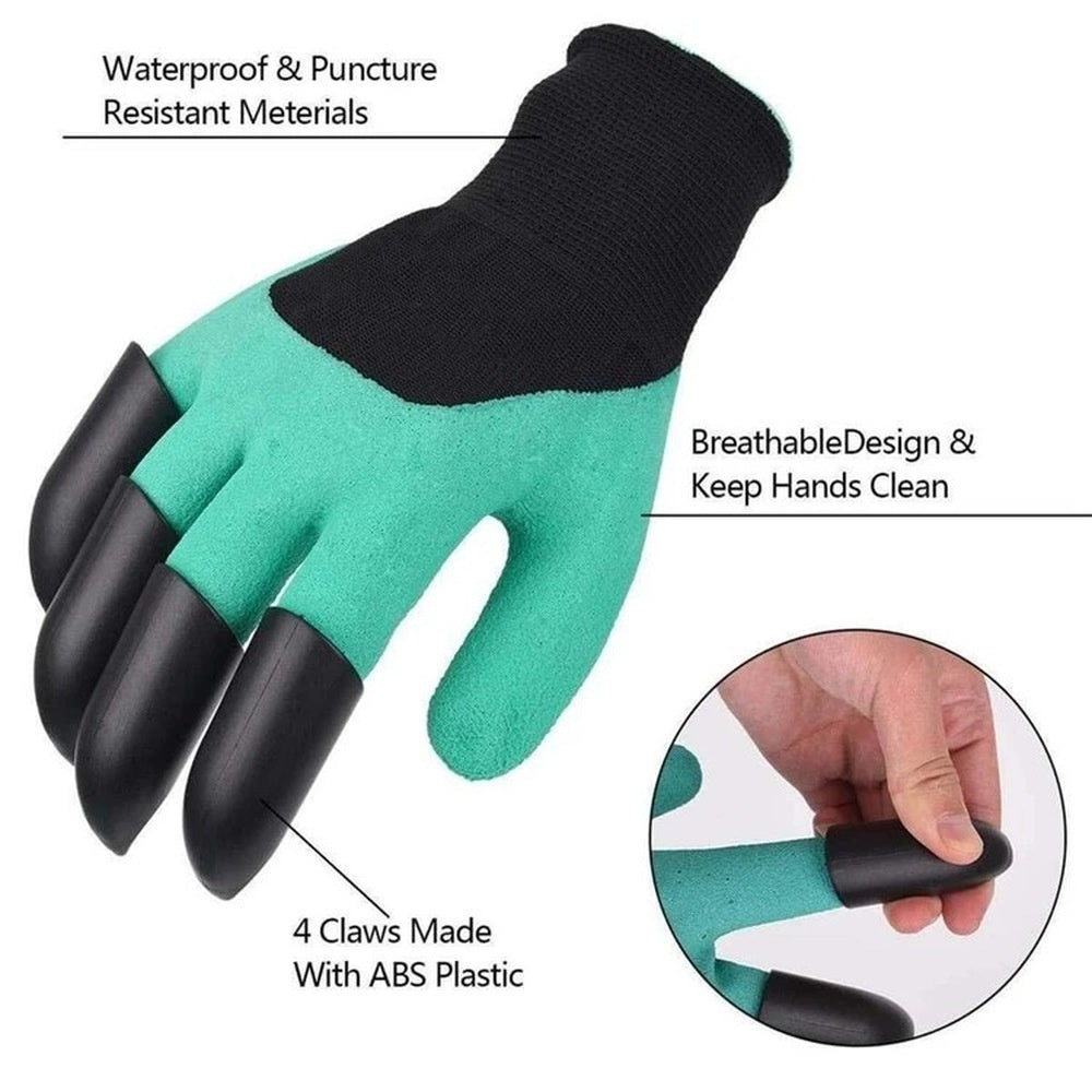 Garden Gloves with Claws | Waterproof, Breathable, Universal Size