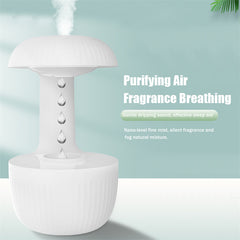 Humidificador de aire con gotas de agua levitantes