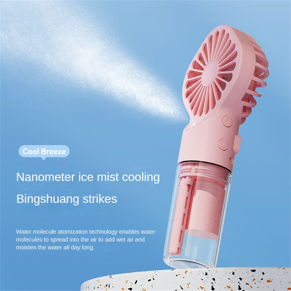 Portable USB Spray Fan with Fast Cooling