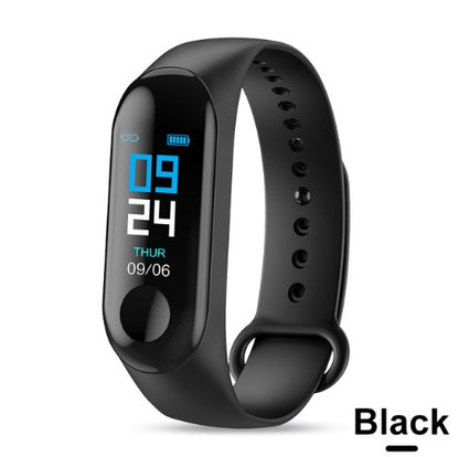 Smart Bracelet M3: Heart Rate, Blood Pressure, and Activity Tracker