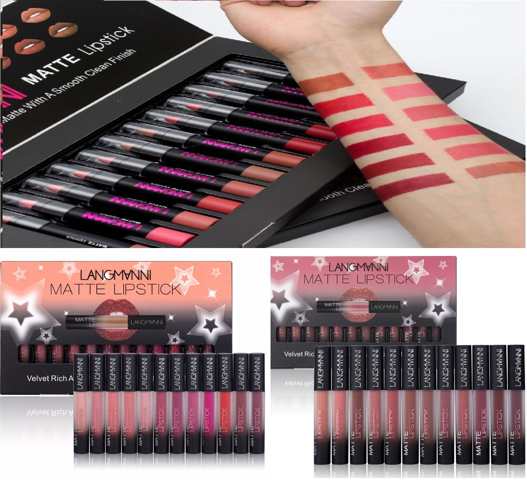 Samtmattes Lippenstiftset