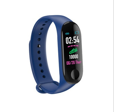 Smart Bracelet M3: Heart Rate, Blood Pressure, and Activity Tracker