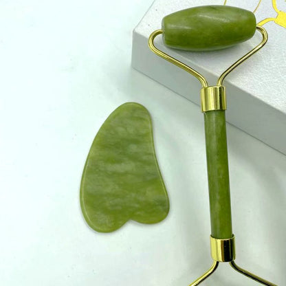 Gua Sha Massager For Face Care Jade Rollers Beauty Health Skin Scraping Chin Lifting Natural Stone Gouache Massage