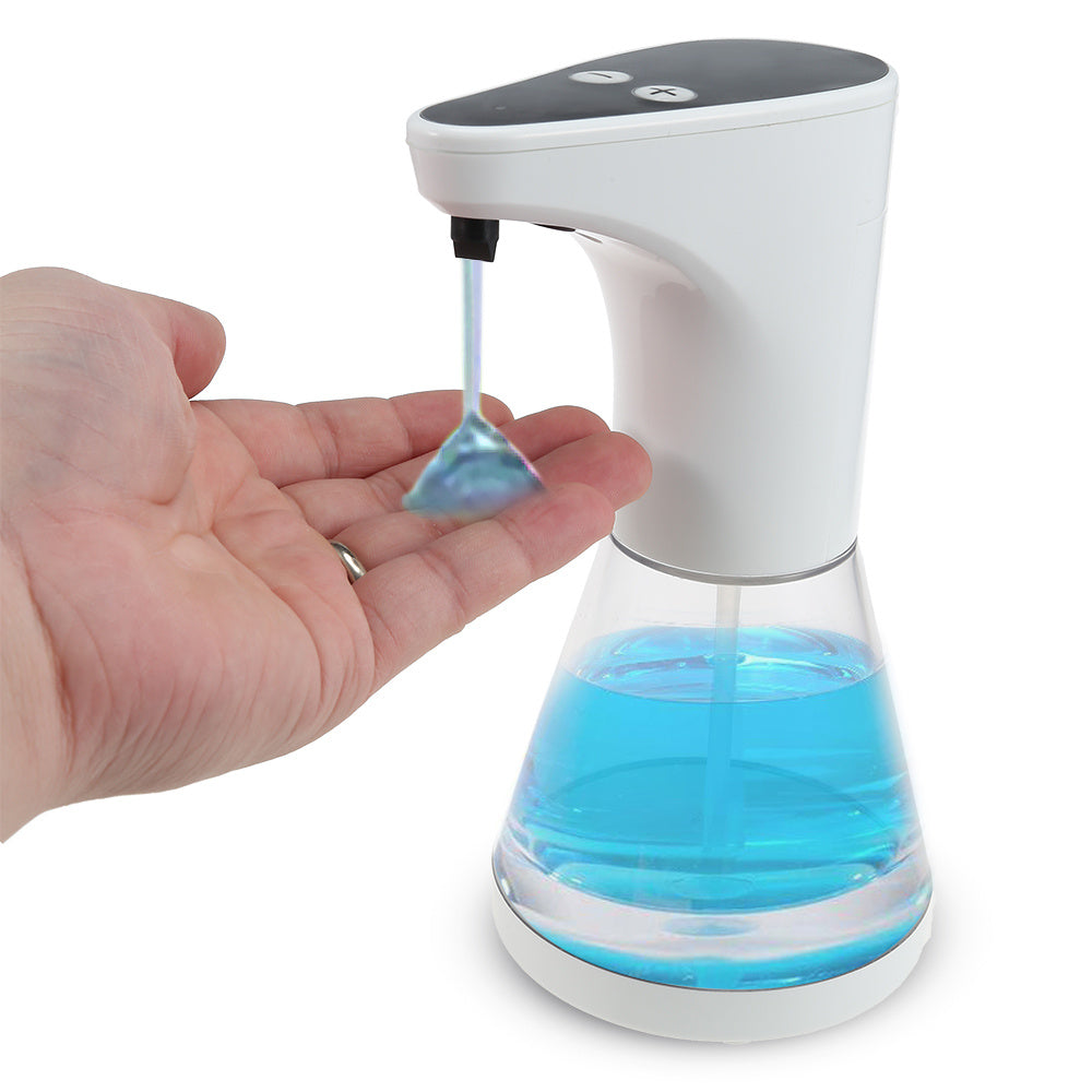 Dispensador de jabón automático sin contacto - Capacidad recargable de 520 ml