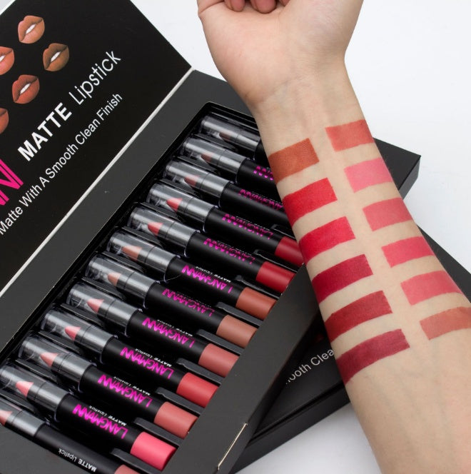 Samtmattes Lippenstiftset