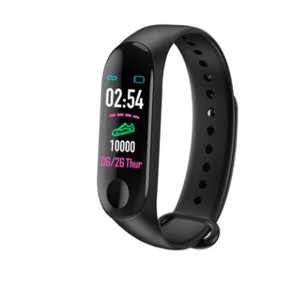 Smart Bracelet M3: Heart Rate, Blood Pressure, and Activity Tracker