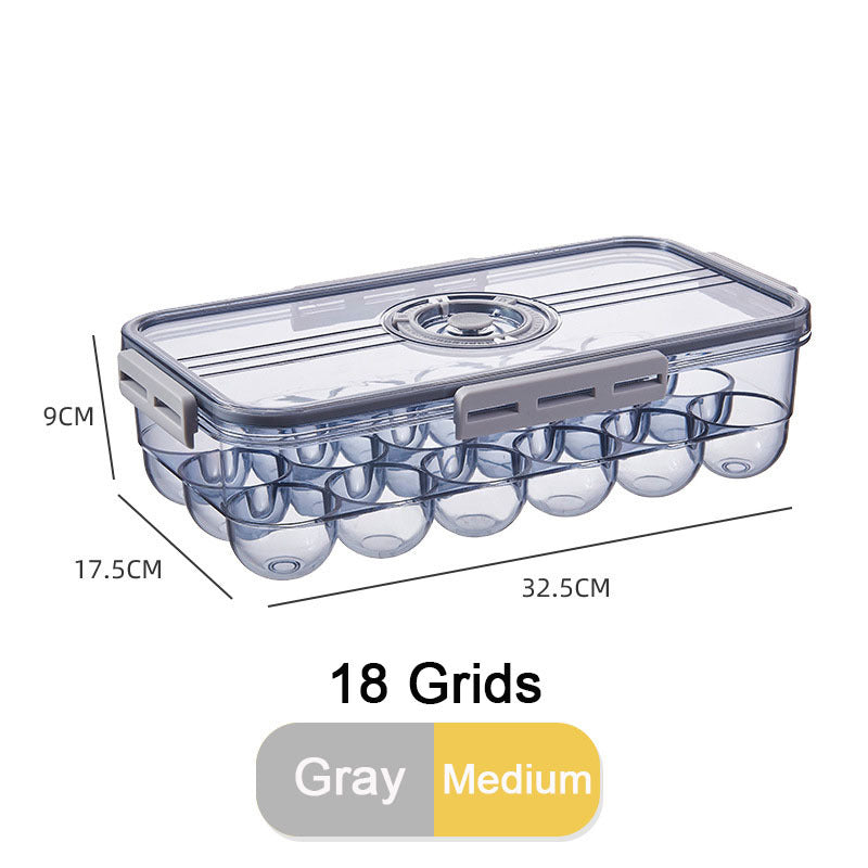 Caja de almacenamiento sellada del contenedor del organizador del huevo de la cocina con la tapa