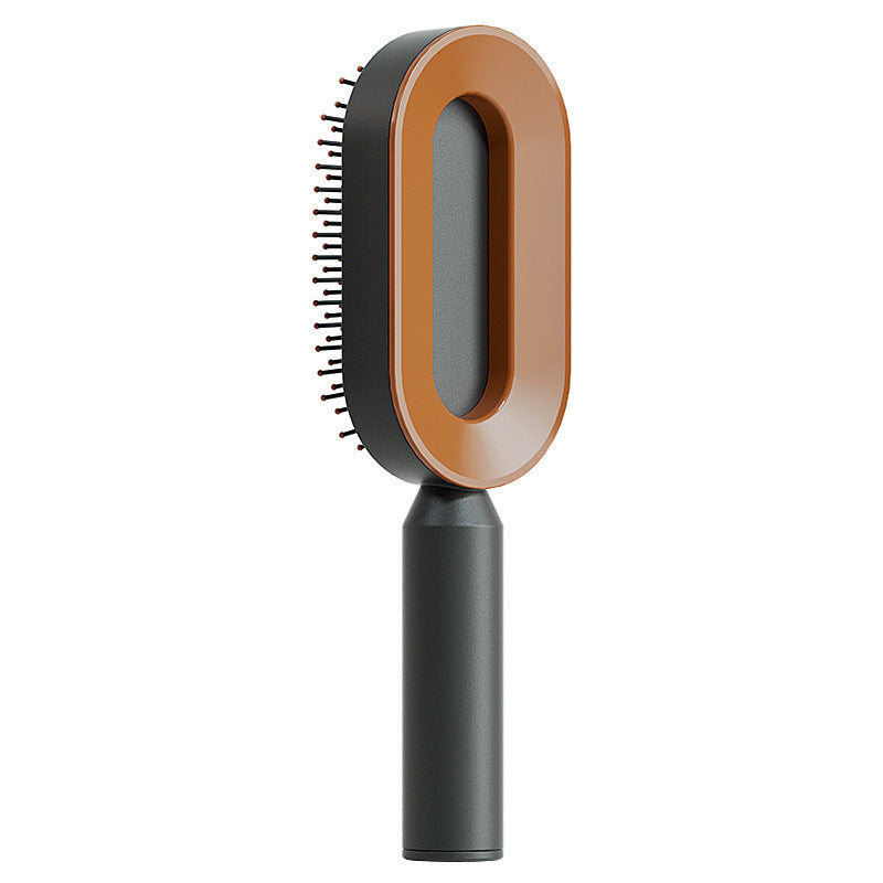 One-Click Clean Hair Brush Anti-Static & Gentle on Scalp - Massage Comb for Healthy Hair Growth