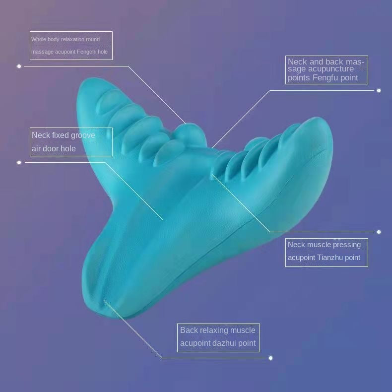 Almohada y corrector de masaje de cuello