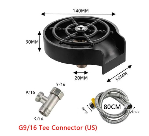 Automatic High-Pressure Cup Washer for Bar Counters