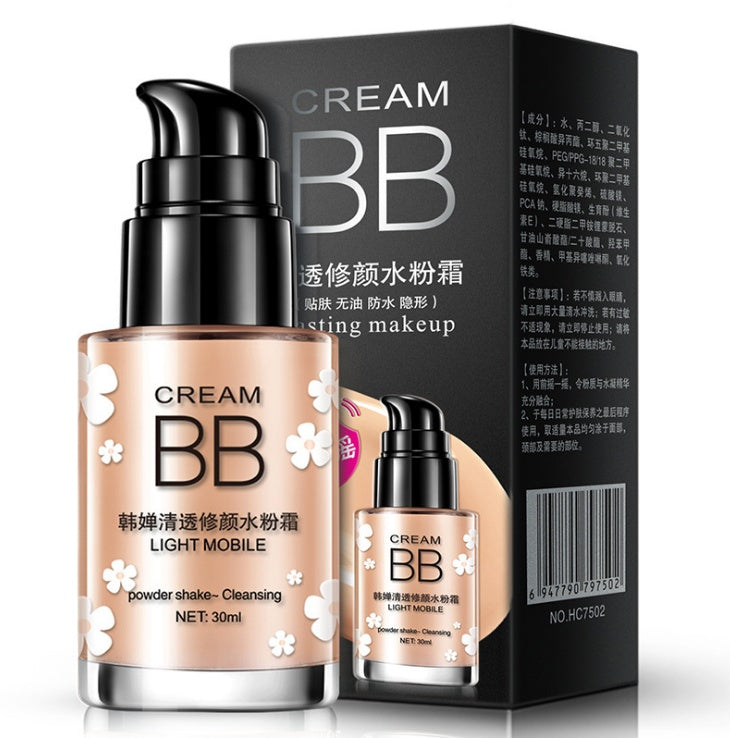 Crema BB de maquillaje nude hidratante