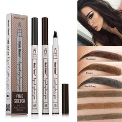 Waterproof Four-Tip Eyebrow Pen