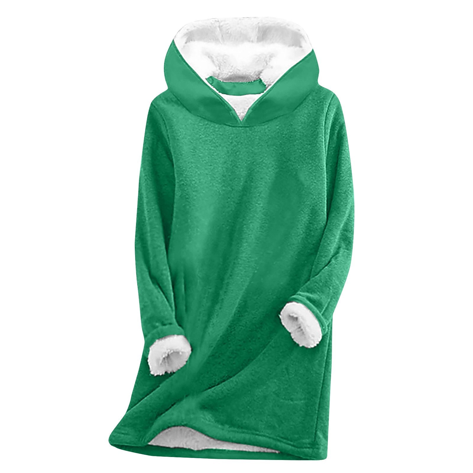 Long Sleeve Casual Thickening Fleece Sweatshirt,blanket hoodie