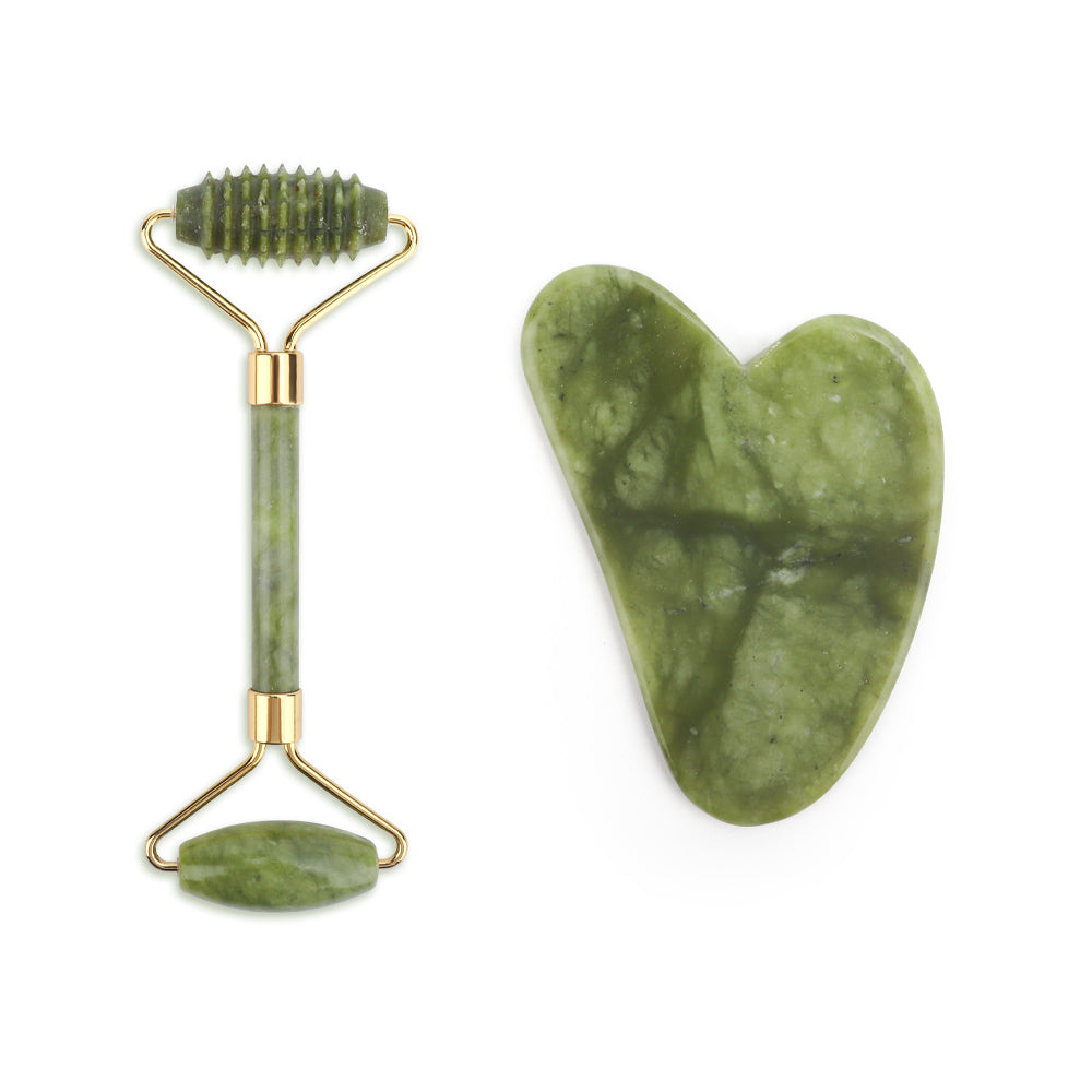 Gua Sha Massager For Face Care Jade Rollers Beauty Health Skin Scraping Chin Lifting Natural Stone Gouache Massage