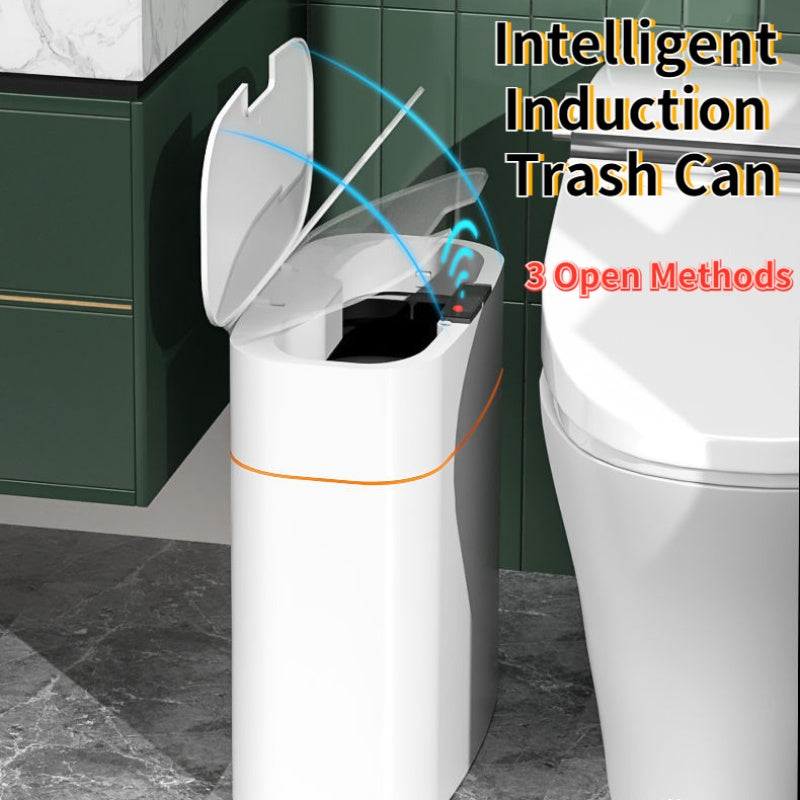 Smart Trash Can with Lid