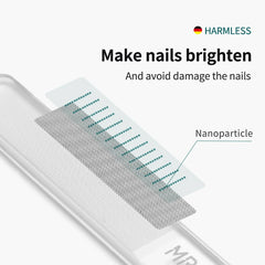 Limas de uñas de nanovidrio, herramienta artística de manicura para pulir profesional, lavables, hacen que las uñas brillen fácilmente como el esmalte de uñas