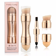 4 In 1 Makeup Brushes Foundation Eyebrow Shadow Concealer Eyeliner Blush Powder Cosmetic Professional Maquiagem Beauty Health