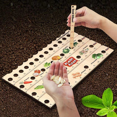 Wooden Seedling Planting Ruler | Multifunctional Garden Tool