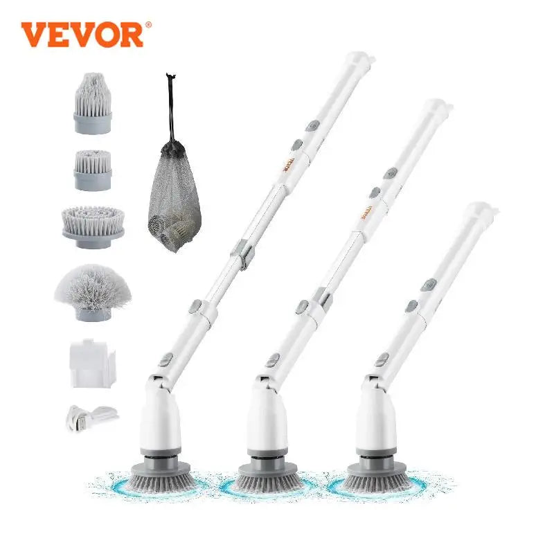 9-in-1 Electric Cleaning Brush Electric Spin Cleaning Scrubber Electric Cleaning Tools Parlour Kitchen Bathroom Cleaning Gadgets