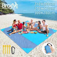 Estera de playa impermeable, colchoneta Extra grande para acampar al aire libre, manta plegable, colchón de bolsillo sin arena, estera de Picnic ligera portátil