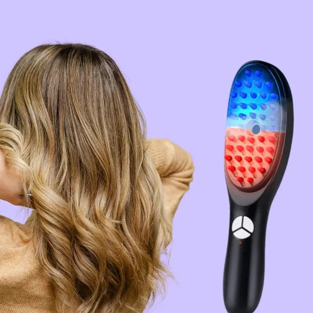 Electric Massage Comb Anti-Hair Loss Meridian Scalp Stress Innovative Care Massage Restoring Hair Hair Comb Device Brush Re E8P0