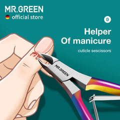 Gorgeous Colorful Cuticle Nippers Cuticle Clippers Nail Manicure Scissors Trimmer Dead Skin Remover Stainless Stee Tool