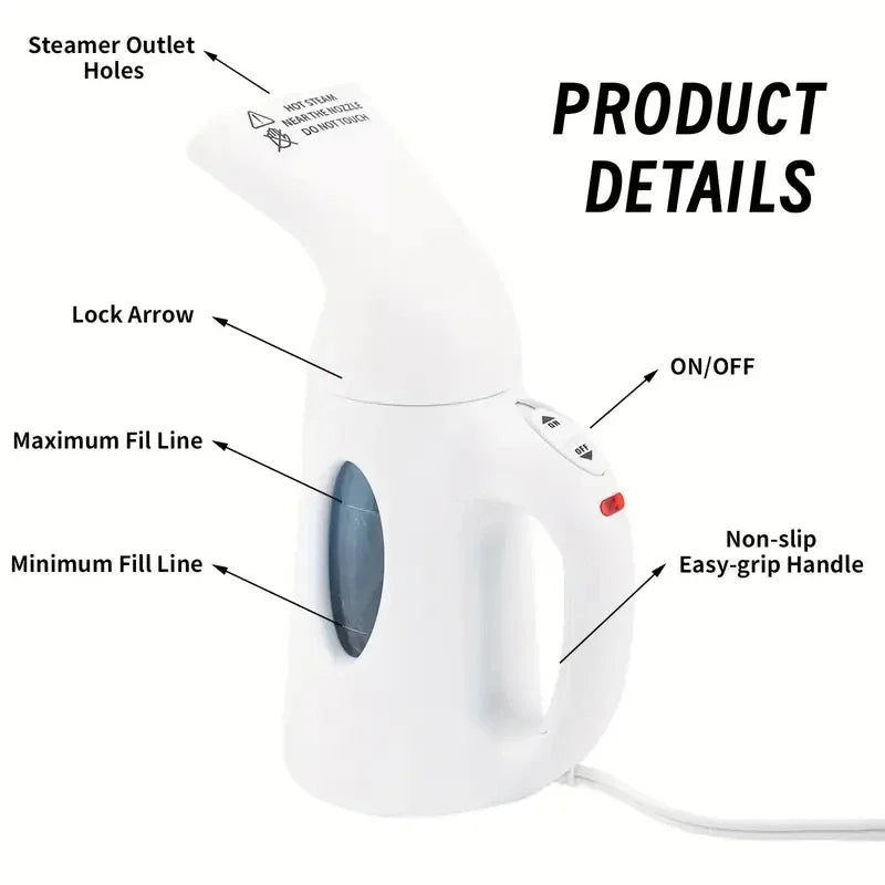 1PC-handheld Steam Ironing Machine, Powerful Electric Iron, Convenient Hanging Ironing Machine for Quick Wrinkle Removal